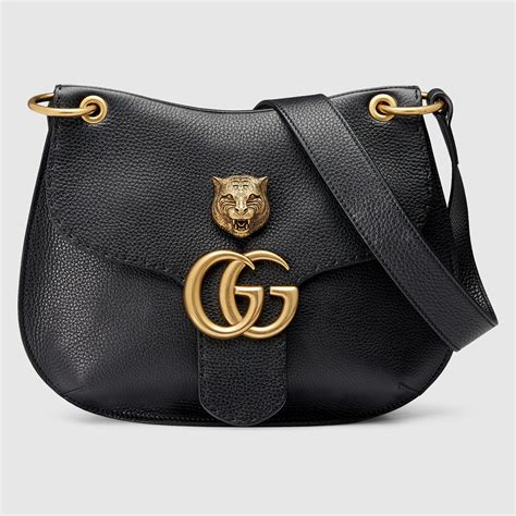 borsa gucci d vernice|Gucci leather shoulder bag.